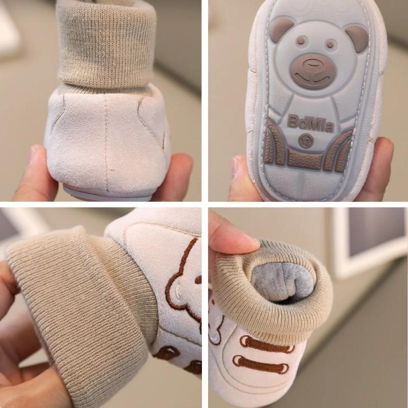 GLC™ - Chaussures d'hiver pour bébé 100% coton - giftlovecanada