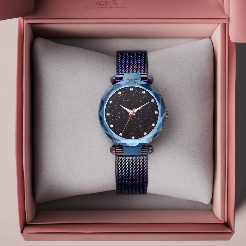 Montre Femmes Ciel Étoilé à Bracelet Magnétique CELESTIA™ - giftlovecanada