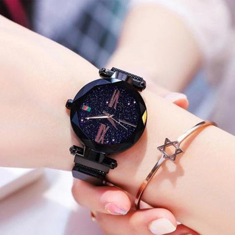 Montre Femmes Ciel Étoilé à Bracelet Magnétique CELESTIA™ - giftlovecanada